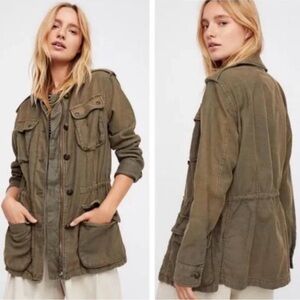 Free People Not Your Brothers Surplus Jacket Military Army Cargo